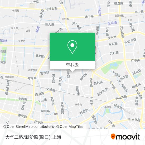 大华二路/新沪路(路口)地图