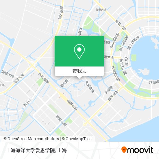 上海海洋大学爱恩学院地图