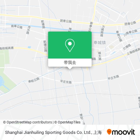 Shanghai Jianhuiling Sporting Goods Co. Ltd.地图