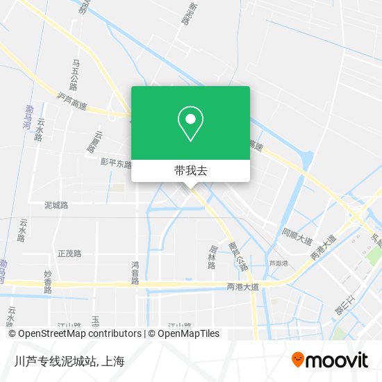 川芦专线泥城站地图
