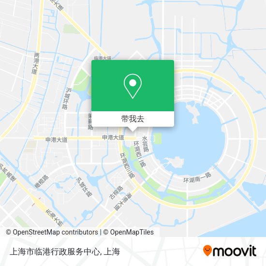 上海市临港行政服务中心地图
