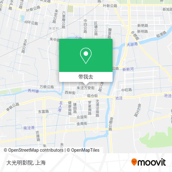 大光明影院地图