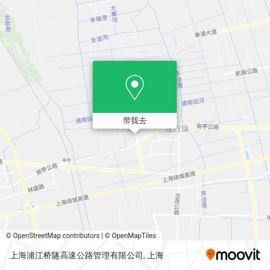 上海浦江桥隧高速公路管理有限公司地图