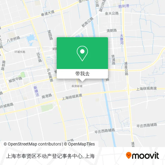 上海市奉贤区不动产登记事务中心地图