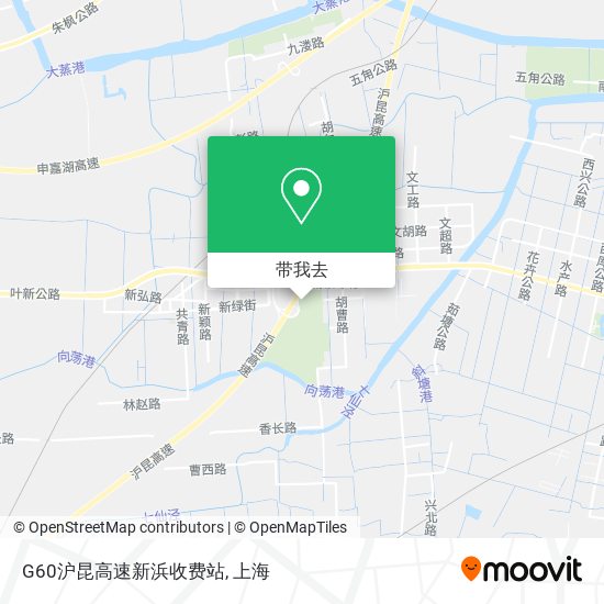 G60沪昆高速新浜收费站地图