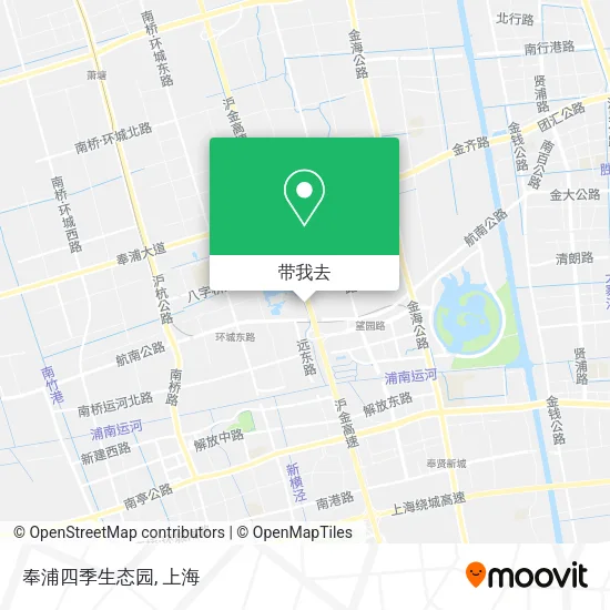 奉浦四季生态园地图