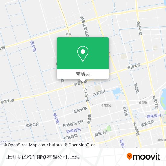 上海美亿汽车维修有限公司地图