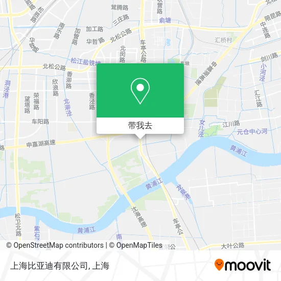 上海比亚迪有限公司地图