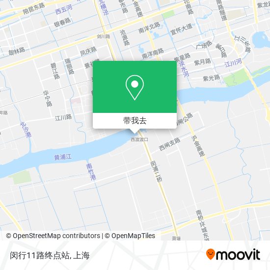 闵行11路终点站地图