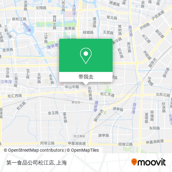 第一食品公司松江店地图