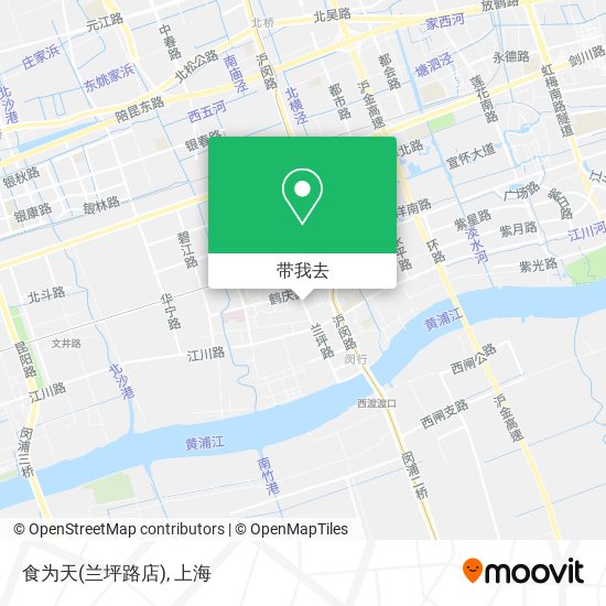 食为天(兰坪路店)地图