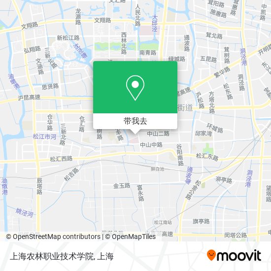 上海农林职业技术学院地图
