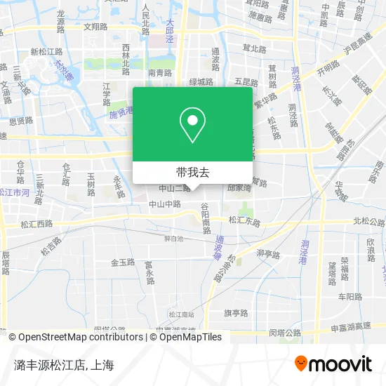 潞丰源松江店地图