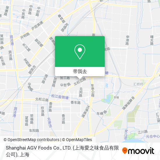 Shanghai AGV Foods Co., LTD. (上海愛之味食品有限公司)地图