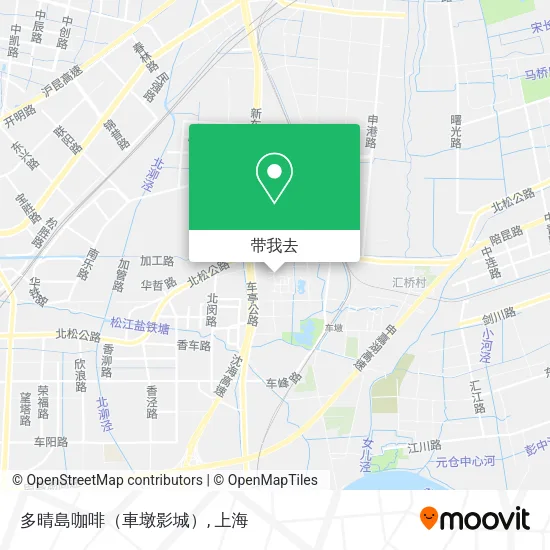 多晴島咖啡（車墩影城）地图
