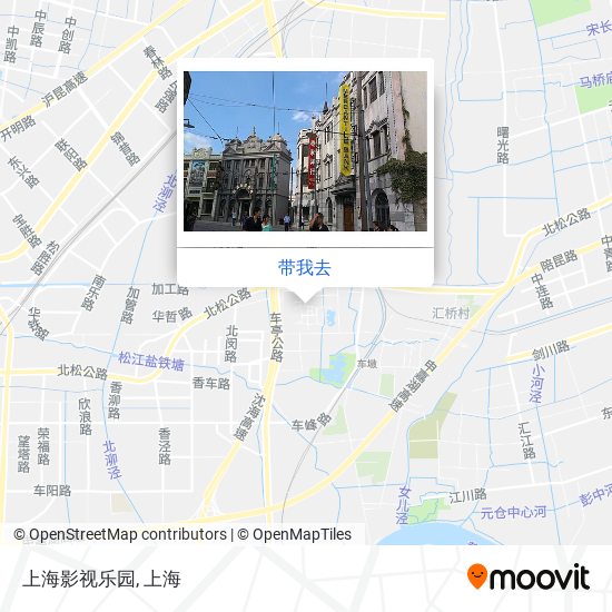上海影视乐园地图