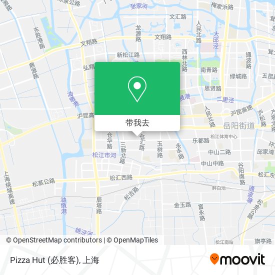 Pizza Hut (必胜客)地图