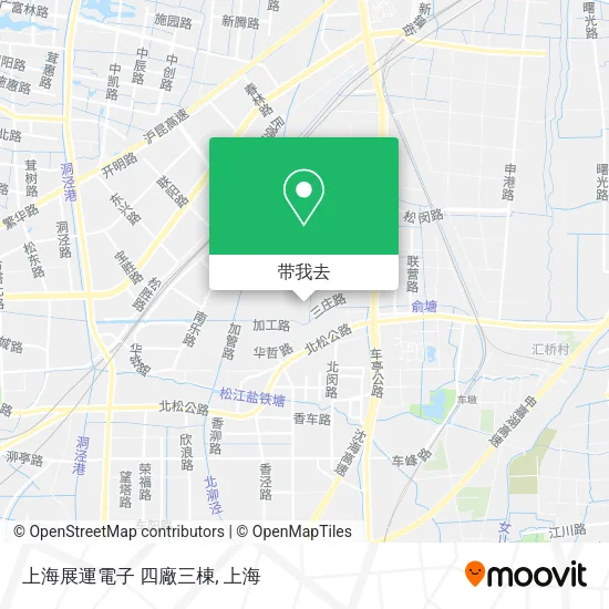 上海展運電子 四廠三棟地图