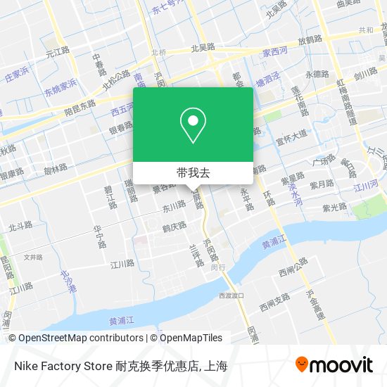 Nike Factory Store 耐克换季优惠店地图