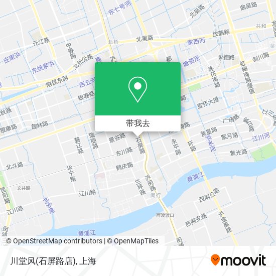 川堂风(石屏路店)地图