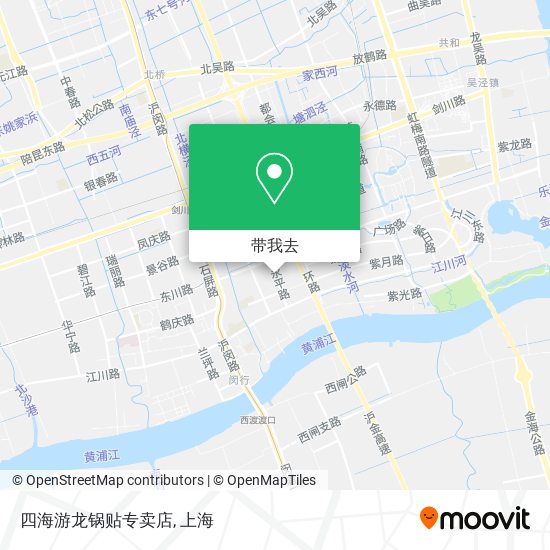 四海游龙锅贴专卖店地图