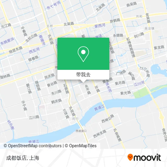 成都饭店地图