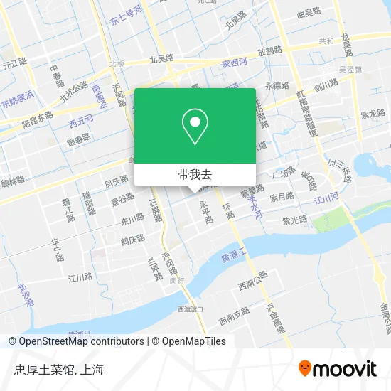 忠厚土菜馆地图