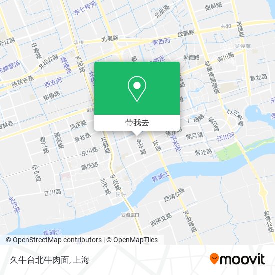 久牛台北牛肉面地图