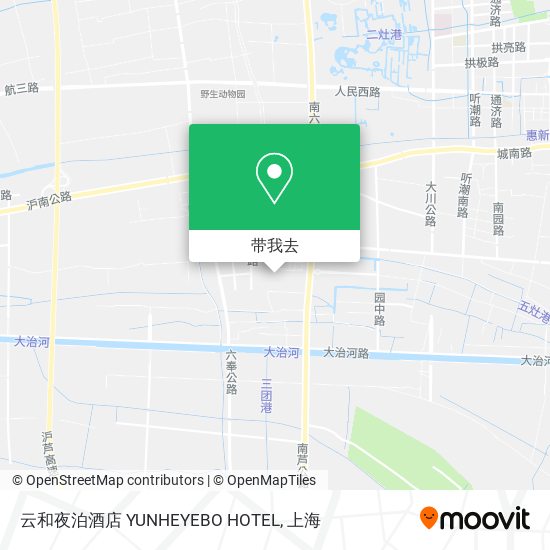 云和夜泊酒店 YUNHEYEBO HOTEL地图