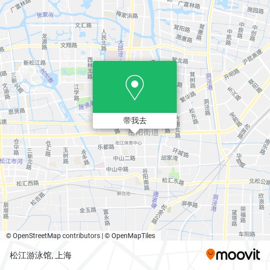 松江游泳馆地图