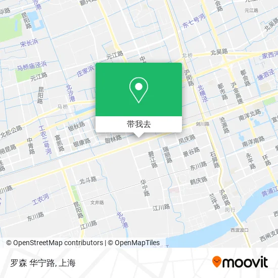 罗森 华宁路地图