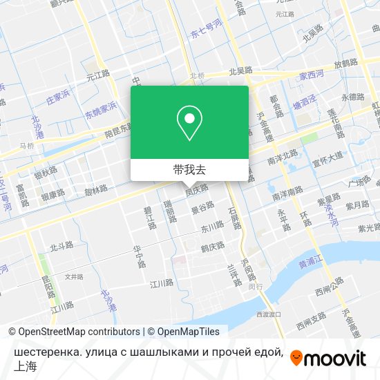 шестеренка. улица с шашлыками и прочей едой地图