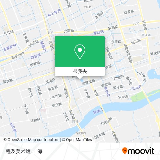 程及美术馆地图