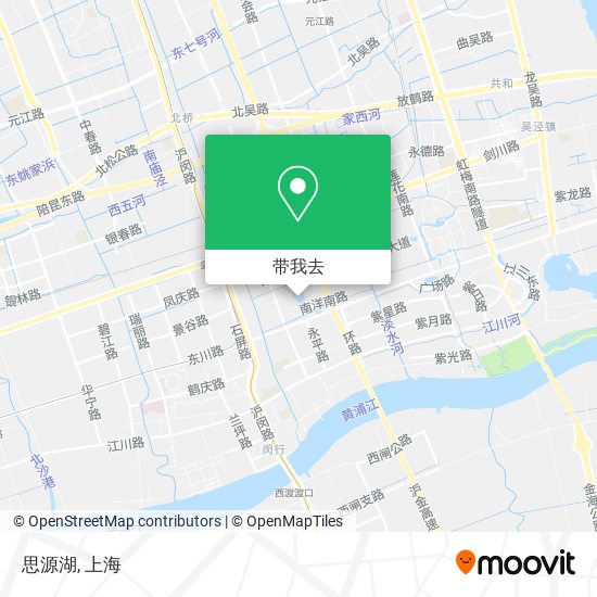 思源湖地图