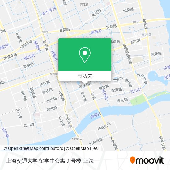 上海交通大学 留学生公寓 9 号楼地图