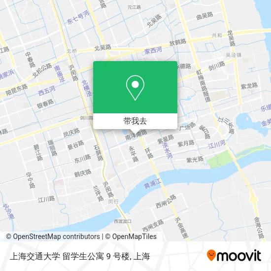 上海交通大学 留学生公寓 9 号楼地图