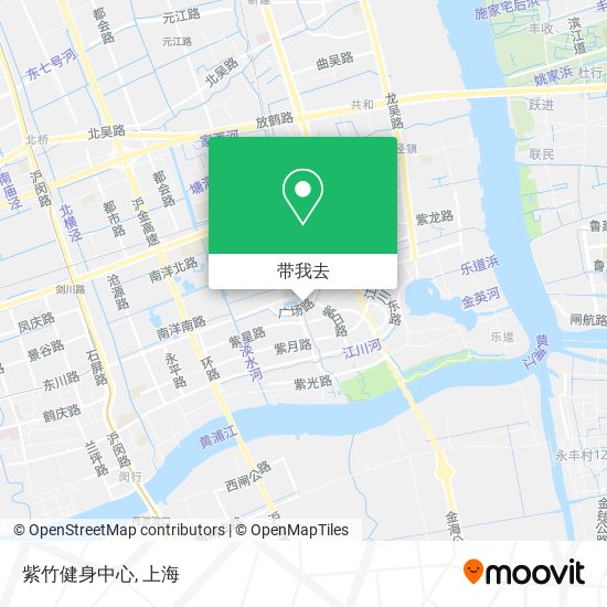 紫竹健身中心地图