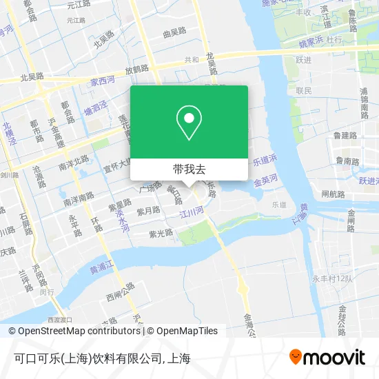 可口可乐(上海)饮料有限公司地图