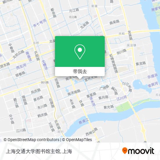 上海交通大学图书馆主馆地图