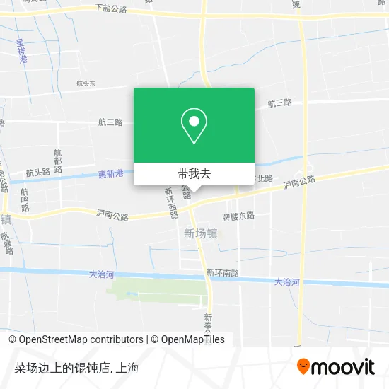 菜场边上的馄饨店地图