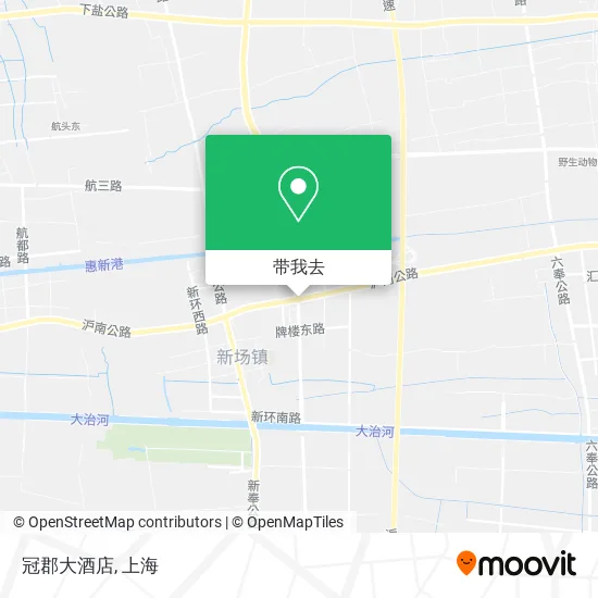 冠郡大酒店地图