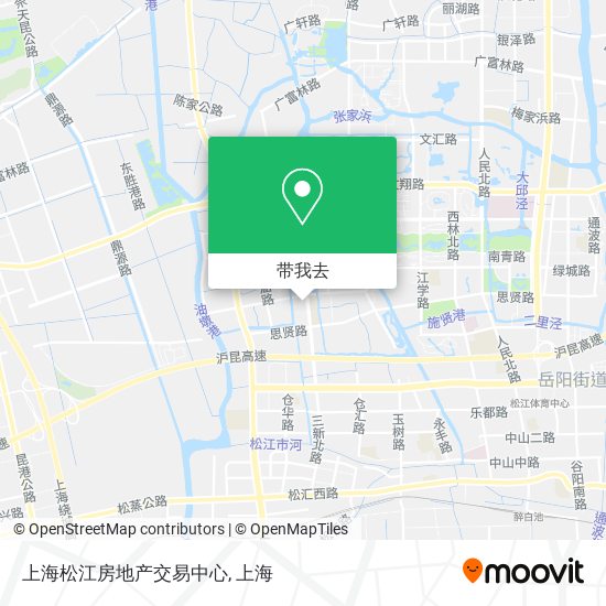 上海松江房地产交易中心地图