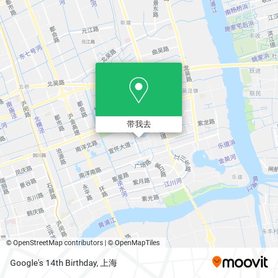 Google's 14th Birthday地图