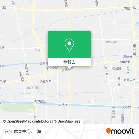南汇体育中心地图