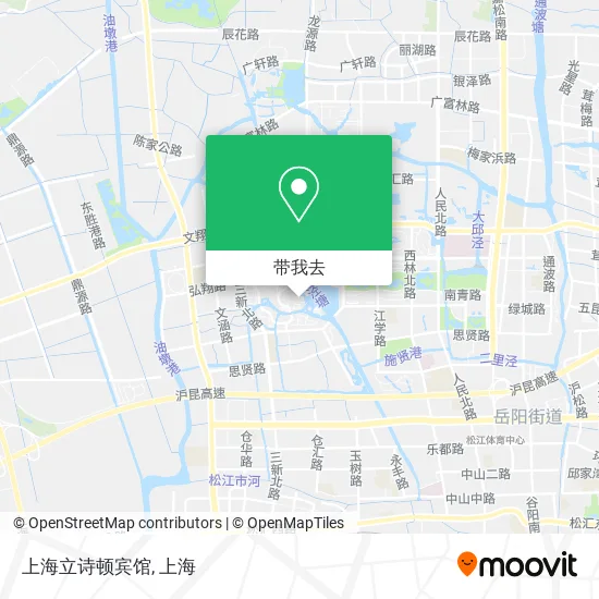 上海立诗顿宾馆地图