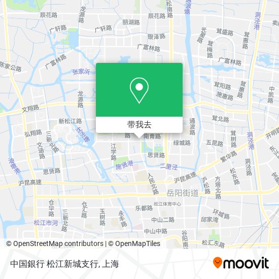 中国銀行 松江新城支行地图