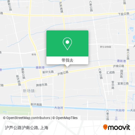 沪芦公路沪南公路地图