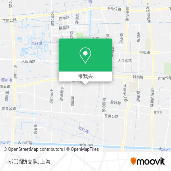 南汇消防支队地图