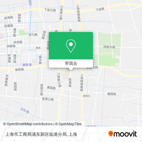 上海市工商局浦东新区临港分局地图