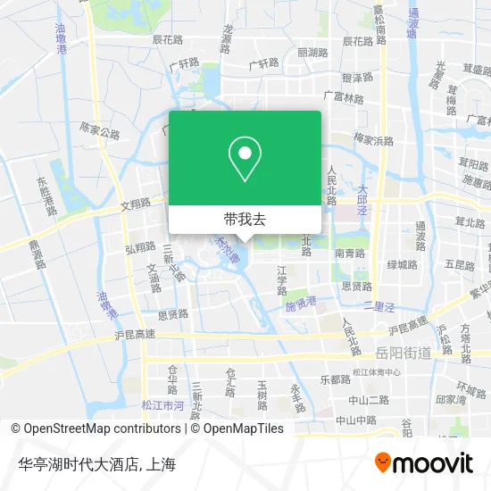 华亭湖时代大酒店地图
